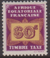 Afrique Equatoriale Taxe 8** - Andere & Zonder Classificatie