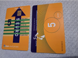 NETHERLANDS   € 5,-  ,-  / USED  / DATE  01-01-11  JUSTITIE/PRISON CARD  CHIP CARD/ USED   ** 16146** - GSM-Kaarten, Bijvulling & Vooraf Betaalde