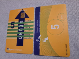 NETHERLANDS   € 5,-  ,-  / USED  / DATE  01-01-10  JUSTITIE/PRISON CARD  CHIP CARD/ USED   ** 16148** - GSM-Kaarten, Bijvulling & Vooraf Betaalde