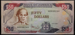 Jamaïque - 50 Dollars - 2008 - PICK 83c - NEUF - Giamaica