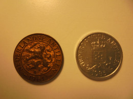 Niederländische Antillen  1 Cent, 1961  		   Niederländische Antillen  1 Cent, 1985 - West Indies