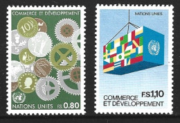 ONU GENEVE. N°115-6 De 1983. Commerce Et Développement. - Unused Stamps