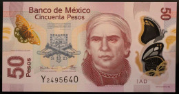 Mexique - 50 Pesos - 2017 - PICK 123Aj.3 - NEUF - Mexiko