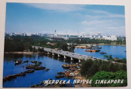 Singapore Stadium Postcard Cartolina Stadio Stadion AK Carte Postale CP Stade Estadio - Calcio