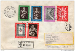 1963  LETTERA RACCOMANDATA CON ANNULLO CITTÀ  DEL VATICANO - Cartas & Documentos