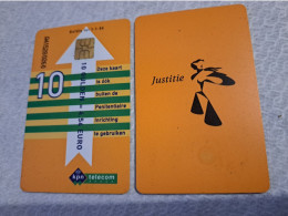 NETHERLANDS   HFL 10,-  / USED  / DATE  1-1-04  JUSTITIE/PRISON CARD  CHIP CARD/ USED   ** 16157** - Schede GSM, Prepagate E Ricariche