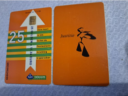 NETHERLANDS   HFL 25,-  / USED  / DATE  1-1-04  JUSTITIE/PRISON CARD  CHIP CARD/ USED   ** 16158** - GSM-Kaarten, Bijvulling & Vooraf Betaalde