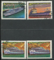 Soviet Union:Russia:USSR:Used Stamps And Unused Stamp River Passenger Ships, 1981 - Oblitérés