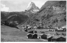 Cartolina Con Annullo Zermatt M.matterhorn - Matt