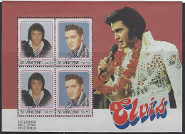 St. Vincent 1985  Elvis Presley (**) MNH - St.Vincent (1979-...)