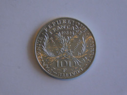 FRANCE 100 Francs 1984 Marie Curie - Silver, Argent Franc - 100 Francs