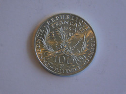 FRANCE 100 Francs 1984 Marie Curie - Silver, Argent Franc - 100 Francs