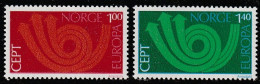 NORVEGE    Europa 1973   N° Y&T  616 Et 617  ** - Unused Stamps