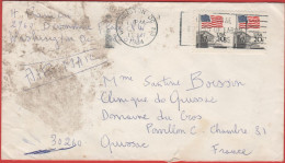 STATI UNITI - UNITED STATES - USA - US - 1984 - 2x 20c Flag - Viaggiata Da Washington Per Quissac, France - Storia Postale