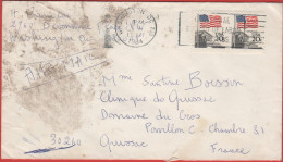 STATI UNITI - UNITED STATES - USA - US - 1984 - 2x 20c Flag - Viaggiata Da Washington Per Quissac, France - Briefe U. Dokumente