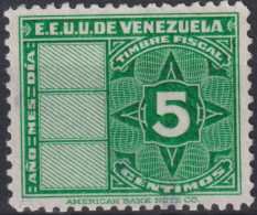 1947 Venezuela * Mi:VE ST131, Sn:VE AR68, Yt:VE FP141, Postal-Fiscal - EEUU De Venezuela Series (1947) - Venezuela
