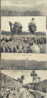 MAROC ORIENTAL Lot De 16 Cartes Certaines Avec Cachet Militaire 114° Régiment Territorial - Collections & Lots