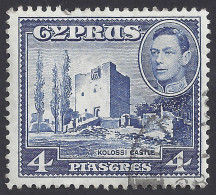 CIPRO 1951 - Yvert 138B° - Giorgio VI | - Cyprus (...-1960)