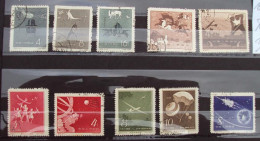 Chine 036, 1958 Lot 10 Timbres - Usati