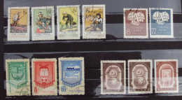 Chine 033, 1957 Lot 12 Timbres - Usados