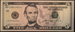 USA - 5 Dollars - 2013 - PICK 539B - NEUF - Biljetten Van De  Federal Reserve (1928-...)