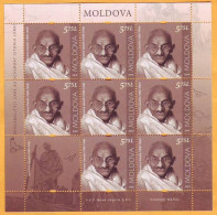 2019 Moldova Moldavie Sheet  Mahatma Gandhi India  Mint - Mahatma Gandhi