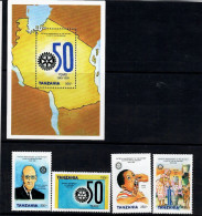 Tanzania-1999 The 50th Anniversary Of Rotary Club In Darussalam.MNH** - Tanzanie (1964-...)