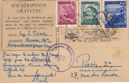AUTRICHE - Carte Postale Censurée De Vienne Pour Paris Du 16/8/47 - Maschinenstempel (EMA)
