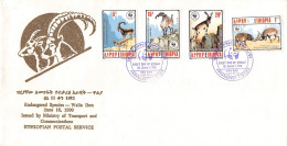 ETHIOPIA - FDC WWF 1990 - WALIA IBEX / 4172 - Ethiopië