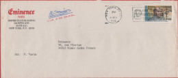 STATI UNITI - UNITED STATES - USA - US - 1986 - 44c Junipero Serra - Air Mail - Eminence - Viaggiata Da New York Per Nîm - Storia Postale