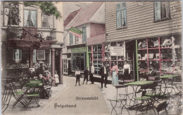Helgoland , Strassenbild (Verschickt , Briefmarke Entfernt) - Helgoland