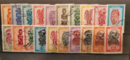 Ruanda Urundi - 154/172 - Masques - 1948 - Oblitérés - Used Stamps