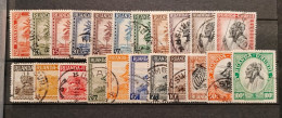 Ruanda Urundi - 126/147 - Sujets Divers - 1942 - Oblitérés - Usados