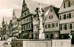 73763639 Leonberg Wuerttemberg Marktplatz Mit Marktbrunnen Leonberg Wuerttemberg - Leonberg