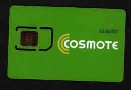 Cosmote Gsm Original Chip Sim Phone Card - Lots - Collections