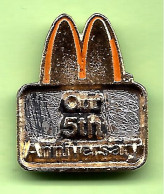 Pin's Mac Do McDonald's Our 5th Anniversary (Usagé) - 3E03 - McDonald's
