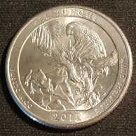 ETATS UNIS - USA - ¼ - 1/4 DOLLAR 2012 P - Quarter - El Yunque National Forest - KM 519 - Quarter Dollar - 2010-...: National Parks