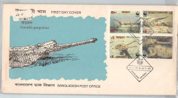 BANGLADESH - FDC WWF 1990 - GAVIALIS / 4188 - Bangladesh