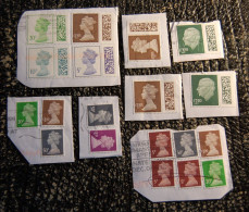 Grande Bretagne Great Britain  - Small Lot Of Recent Security " Machin " - Machins