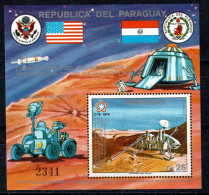 Paraguay 1976 Mi# Block 282 ** MNH - Viking Probe On Mars / Space - Sud America