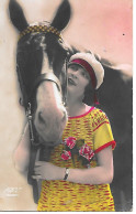 Horse, Pferd, Cheval, Cavallo - With Woman, Femme, Frau, Donna - Chevaux