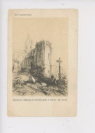 En Normandie, église De L'Abbaye De Graville Près Le Hâvre XIè S. (gravure Dessin Cp Vierge Supra) - Graville