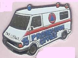 @@ Fourgon Ambulance Protection Civile Transport Médical Et Sanitaire @@med61a - Médical