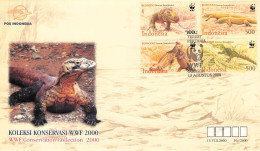 INDONESIA - FDC WWF 2000 - COMODO WARAN / 4199 - Indonésie