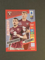 CARD PANINI ADRENALYN XL CALCIATORI 23 24 BLINDATO BUONGIORNO SCHUURS SALERNITANA - Sonstige & Ohne Zuordnung