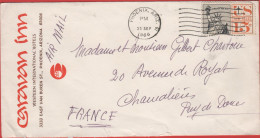 STATI UNITI - UNITED STATES - USA - US - 1965 - 15c Air Mail - Caravan Inn Hotels - Viaggiata Da Phoenix Per Chamalières - Covers & Documents