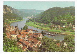 8306  WEHLEN / SÄCHS. SCHWEIZ  -    BLICK AUF DIE STADT  1985 - Wehlen