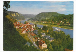 8306  WEHLEN / SÄCHS. SCHWEIZ  -    BLICK AUF DIE STADT  1985 - Wehlen