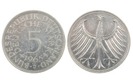 GERMANIA !!! 5 MARK 1965 J IN ARGENTO KM# 112 - 5 Marchi