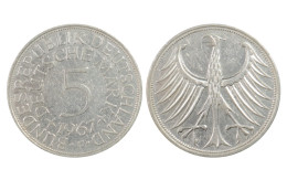 GERMANIA !!! 5 MARK 1967 F IN ARGENTO KM# 112 - 5 Marcos